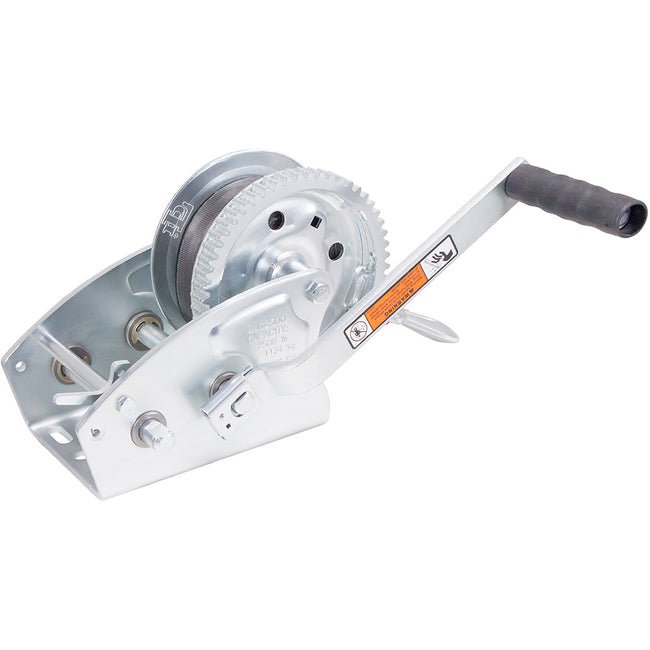 Load Rite Two-Speed Trailer Winch - 2500lbs - 27' Strap - 8