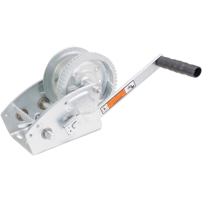 Load Rite Two-Speed Trailer Winch - 3200lbs - 25' Strap - 8