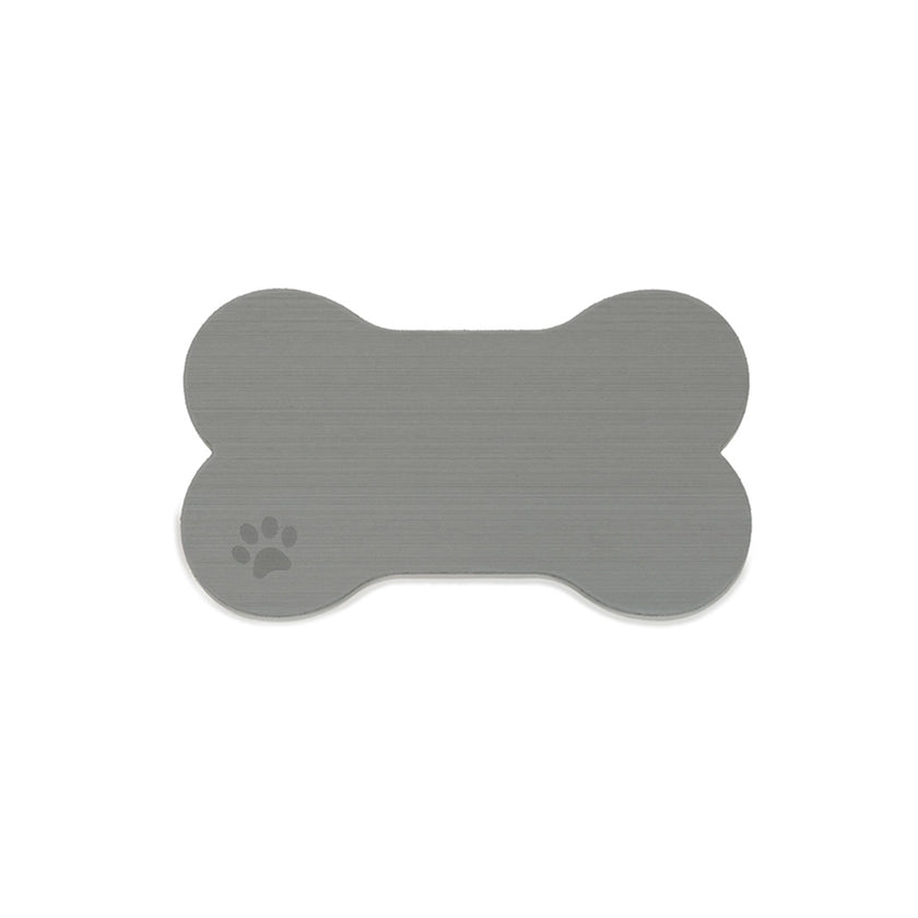 SeaDek Dog Bowl Mat - Storm Grey/Black - Small - 12