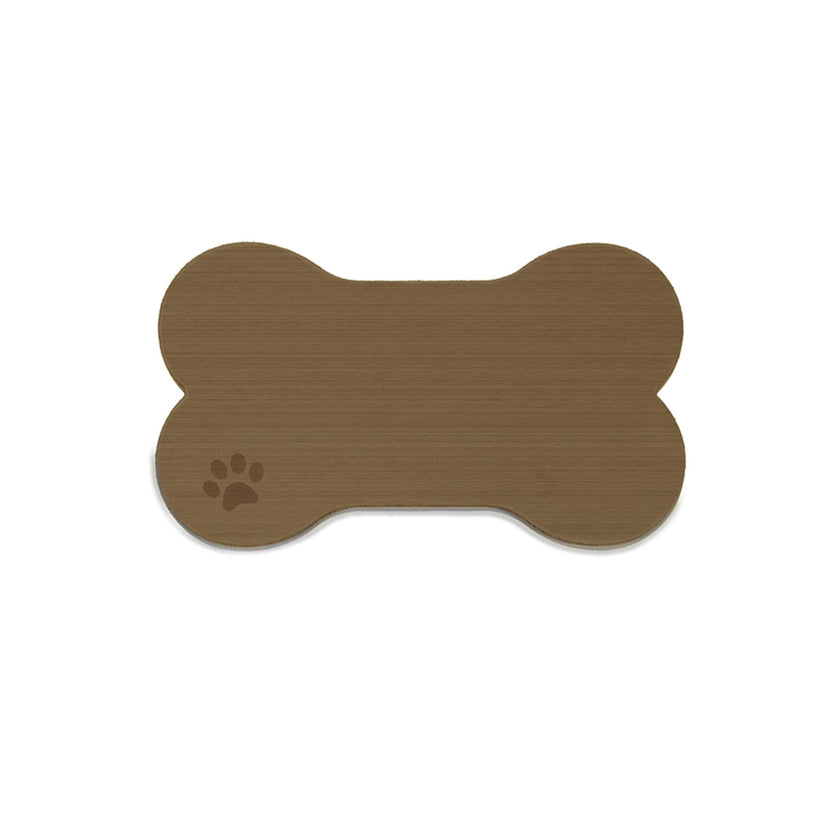 SeaDek Dog Bowl Mat - Cappuccino/Black - Small - 12