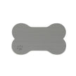 SeaDek Dog Bowl Mat - Storm Grey/Black - Medium - 12.5