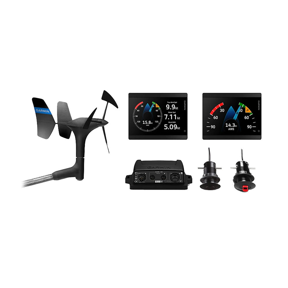 Garmin GMI 40 Wired Sail Pack  43mm - 2 GMI 40 Marine Instruments, gWind Wired  GDT 43/GST 43 Transducers [010-03411-40]