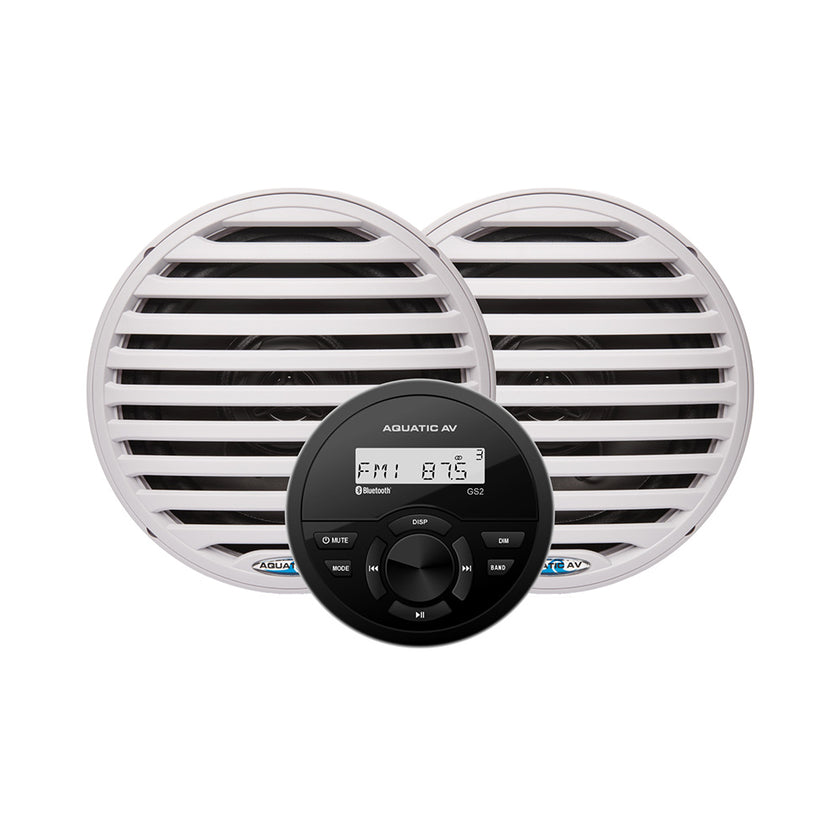 Aquatic AV GS2 Gauge Stereo  Pair of EC651 6.5