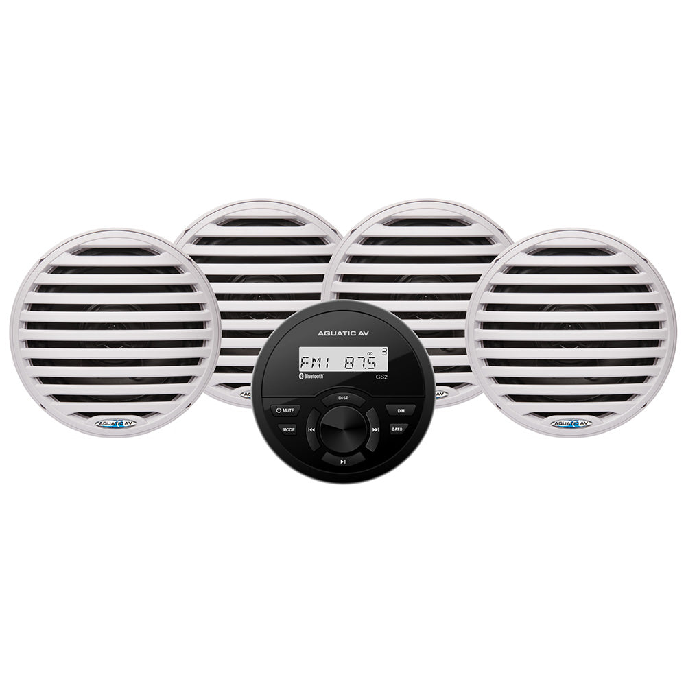 Aquatic AV GS2 Gauge Stereo  2 Pairs of EC651 6.5