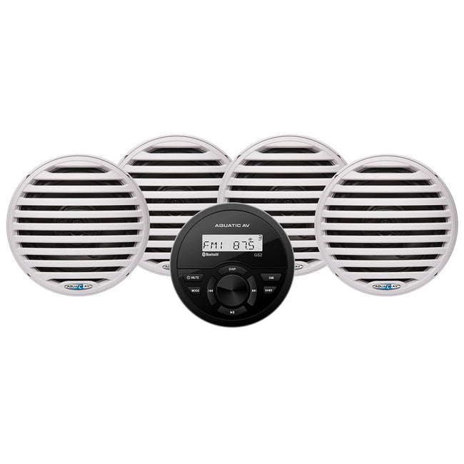 Aquatic AV GS2 Gauge Stereo  2 Pairs of EC651 6.5
