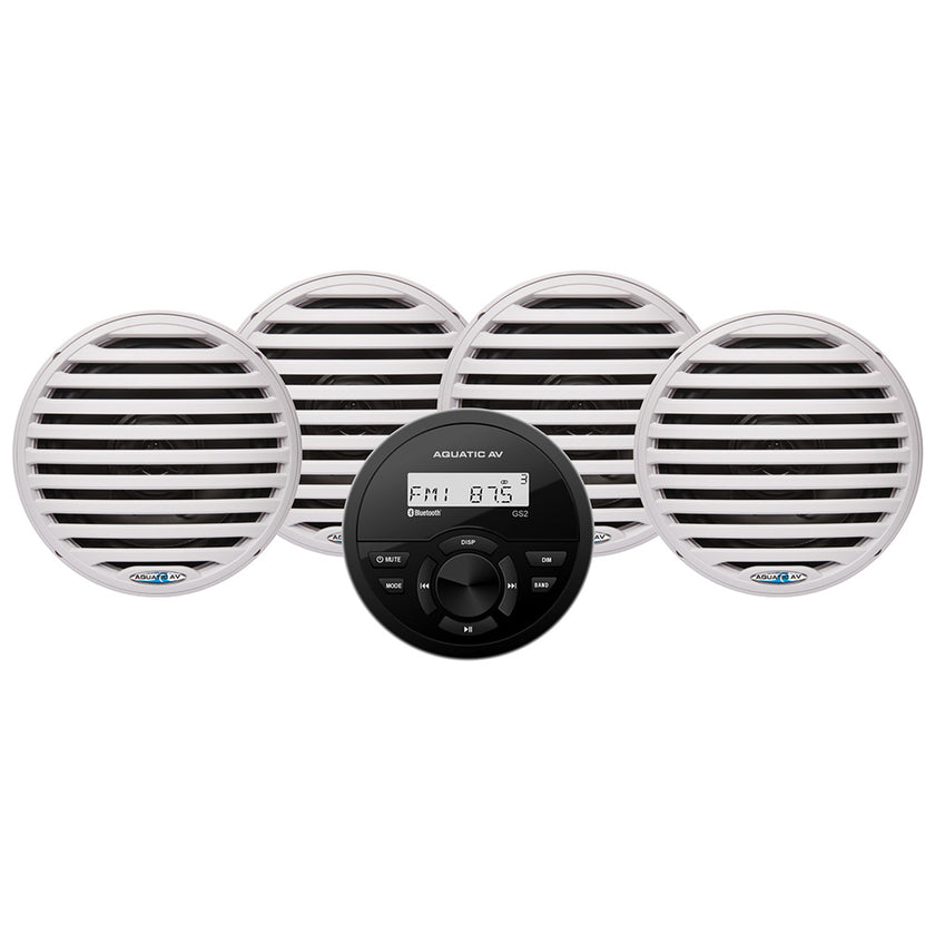 Aquatic AV GS2 Gauge Stereo  2 Pairs of EC651 6.5