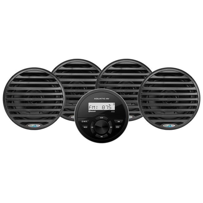 Aquatic AV GS2 Gauge Stereo  2 Pairs of EC652 6.5