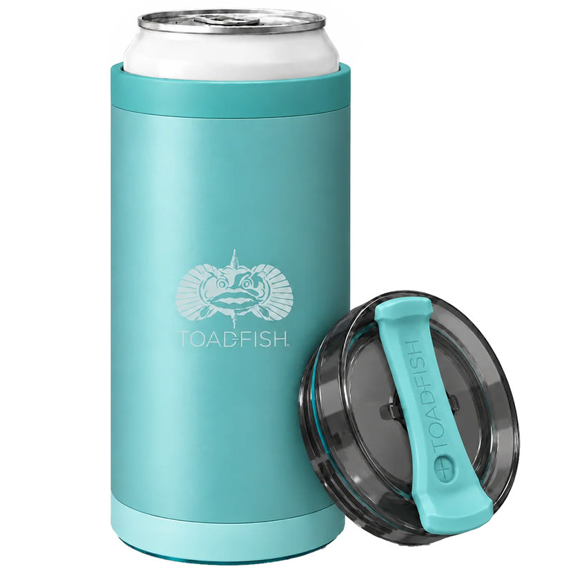 Toadfish SmartGrip 4-in-1 Can Cooler - 12oz - Teal [1416]