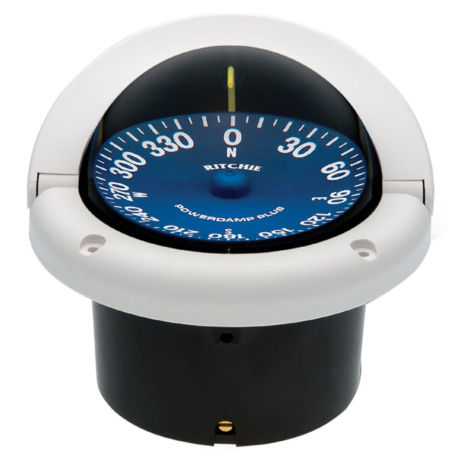 Brújula Ritchie SS-1002W SuperSport - Montaje empotrado - Blanca [SS-1002W]