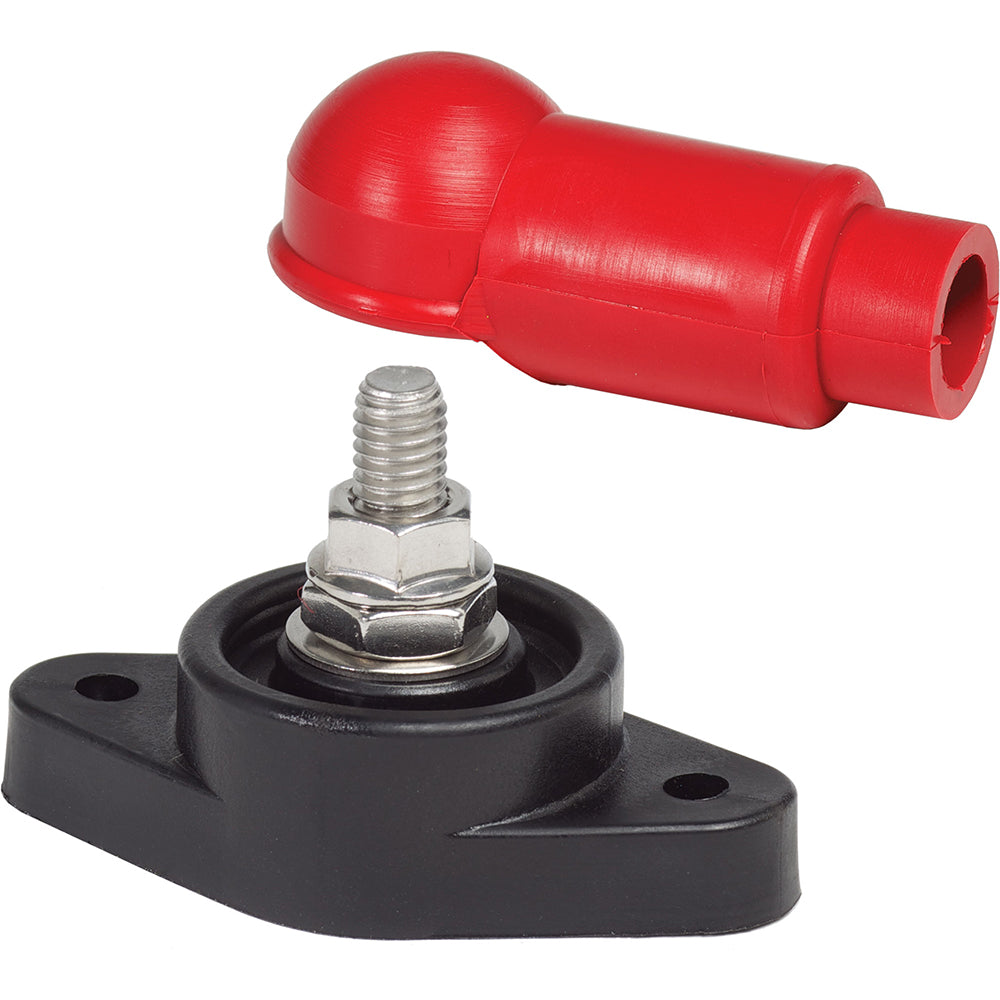 Conector de cable de alto amperaje PowerPost Blue Sea 2003 con perno de 3/8
