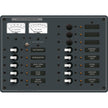 Blue Sea 8068 DC 13 Position Toggle Branch Circuit Breaker Panel - White Switches [8068]
