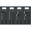 Blue Sea 8086 AC 3 Sources +12 Positions/DC Main +19 Position Toggle Circuit Breaker Panel - White Switches [8086]