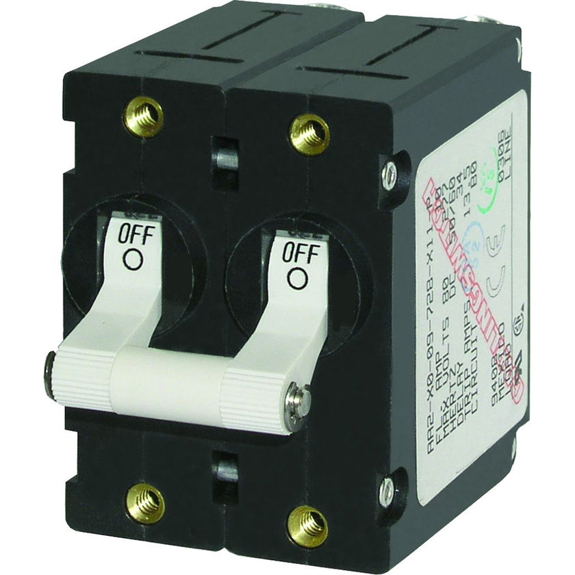 Interruptor basculante bipolar Blue Sea 7235 Serie A - 15 A - Blanco [7235]