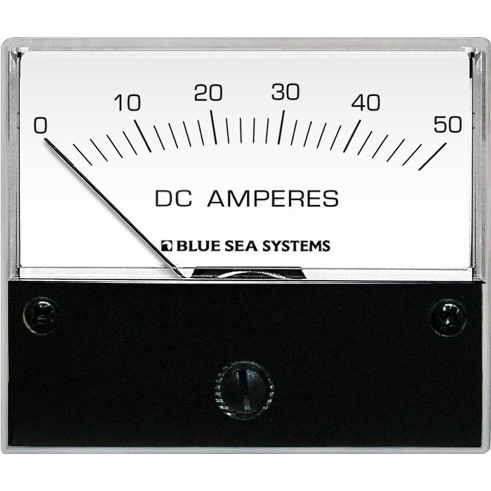 Amperímetro analógico de CC Blue Sea 8022 - Cara de 2-3/4, 0-50 A CC [8022]