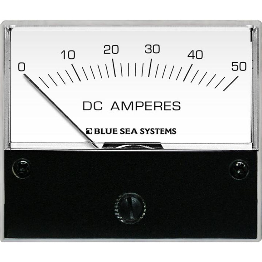Amperímetro analógico de CC Blue Sea 8022 - Cara de 2-3/4, 0-50 A CC [8022]