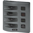 Panel de fusibles impermeable Blue Sea 4304 WeatherDeck - 4 posiciones - Gris [4304]
