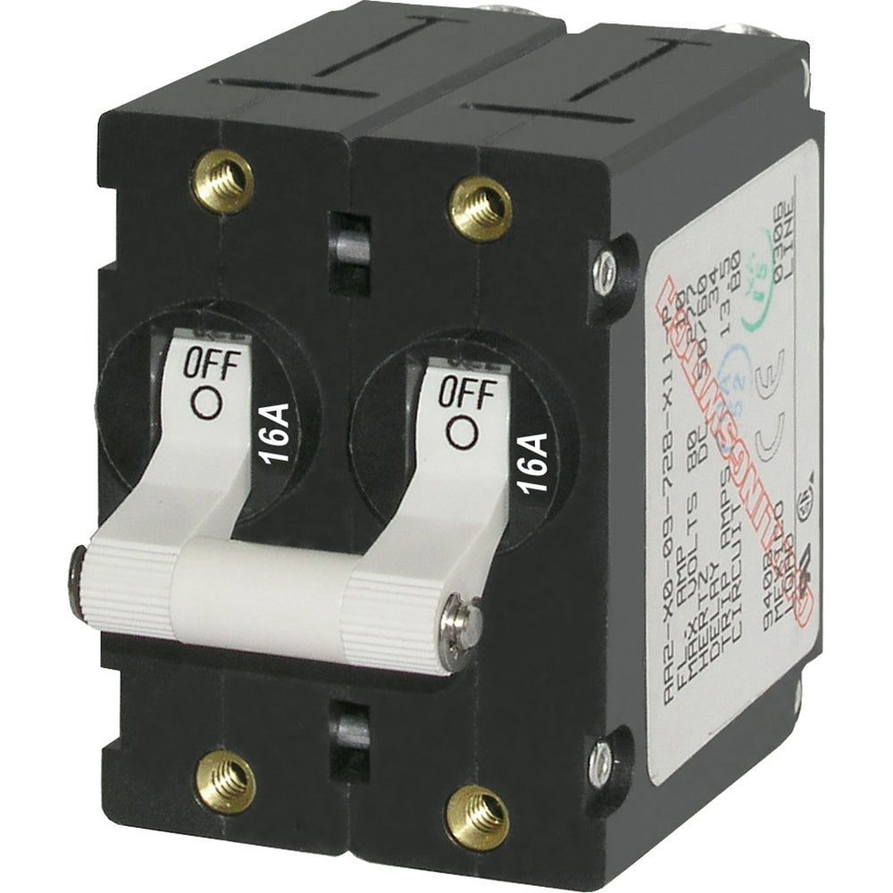 Interruptor basculante bipolar Blue Sea 7294 Serie A - 16 A - Blanco [7294]