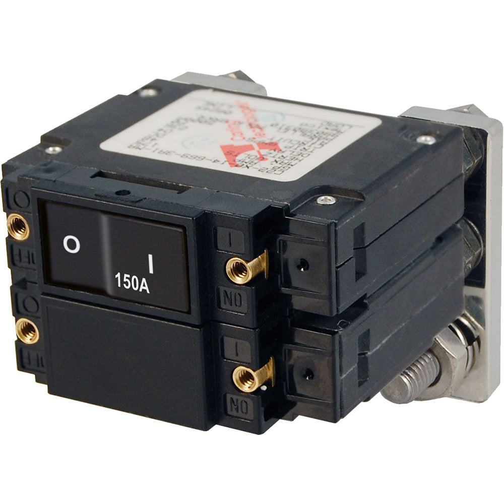 Disyuntores basculantes planos Blue Sea 7475 serie C, unipolares y bipolares, 150 A [7475]