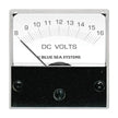 Microvoltímetro analógico de CC Blue Sea 8028, cara de 2
