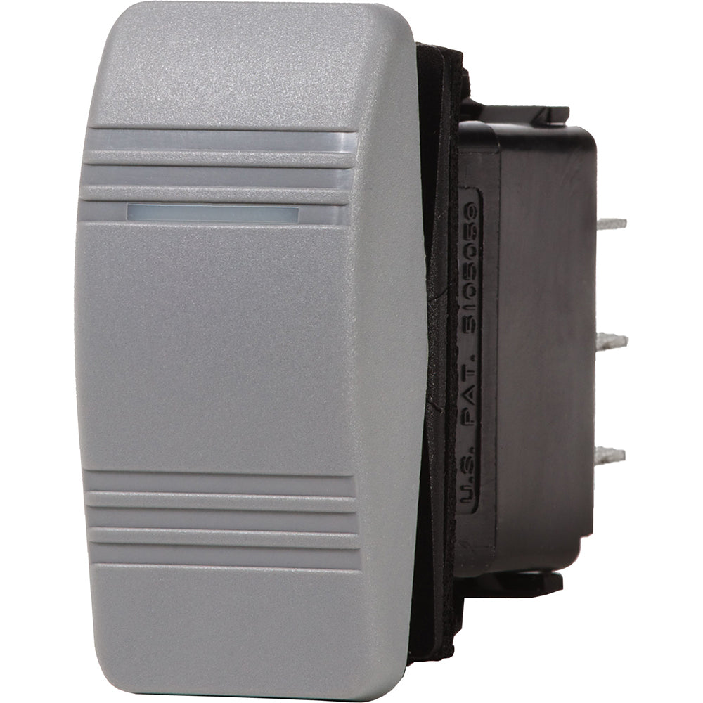 Interruptor Contura III resistente al agua Blue Sea 8221 - (ENCENDIDO)-APAGADO-ENCENDIDO - Gris [8221]