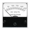 Microvoltímetro analógico de CA Blue Sea 8245, cara de 2