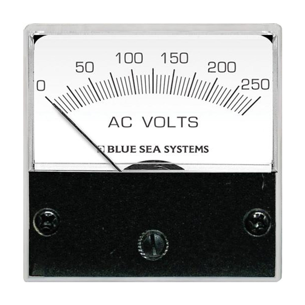 Microvoltímetro analógico de CA Blue Sea 8245, cara de 2