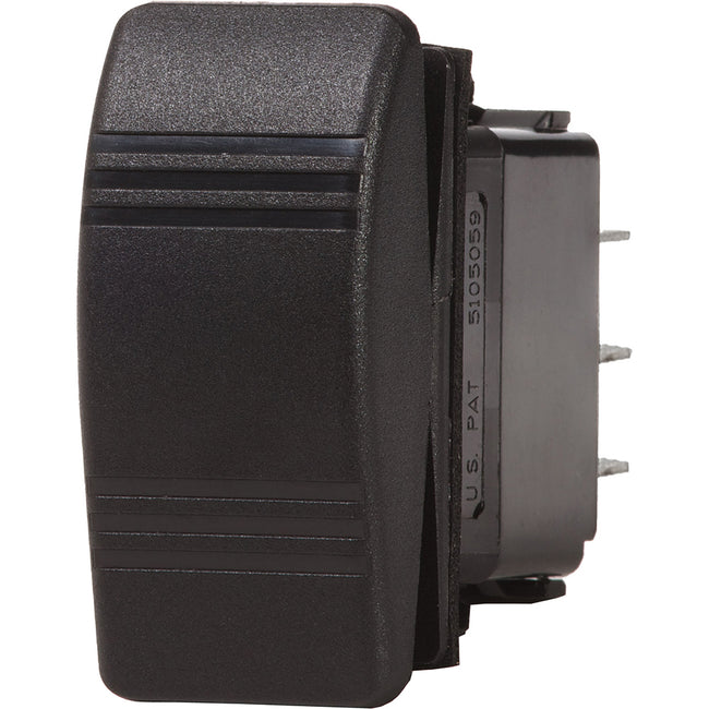 Interruptor Contura III resistente al agua Blue Sea 8285 - (ENCENDIDO)-APAGADO-(ENCENDIDO) - Negro [8285]