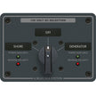 Panel de interruptores rotativos de CA Blue Sea 8367, 30 amperios, 2 posiciones + apagado, 2 polos [8367]