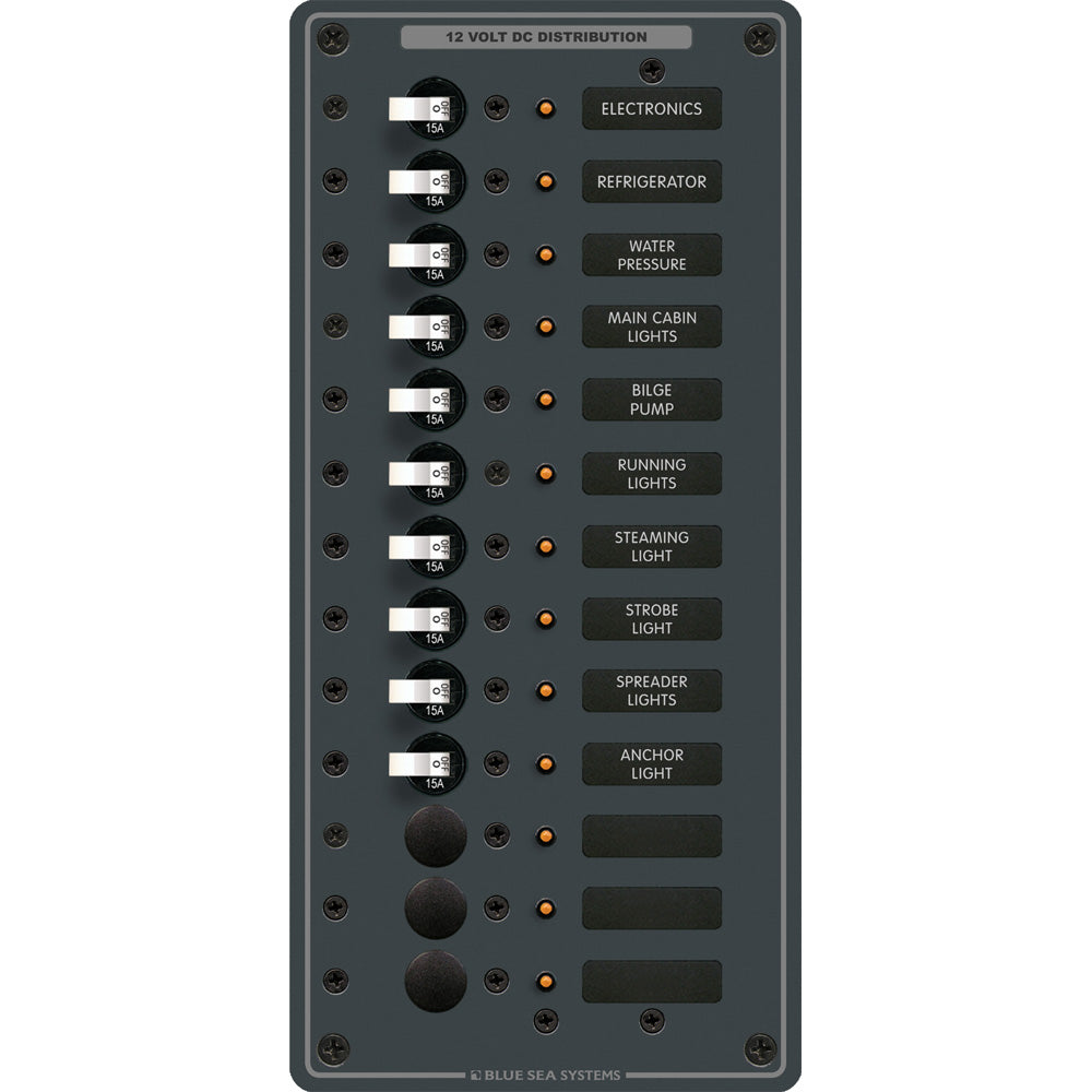 Panel Blue Sea 8376 DC 13 posiciones verticales [8376]