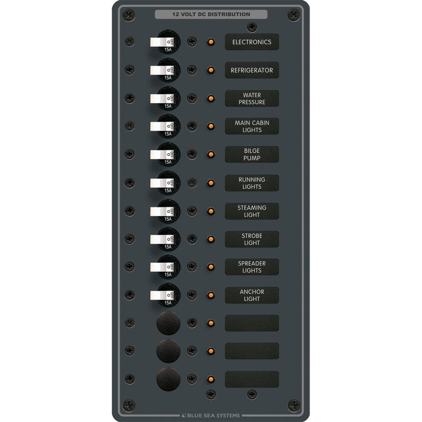 Panel Blue Sea 8376 DC 13 posiciones verticales [8376]