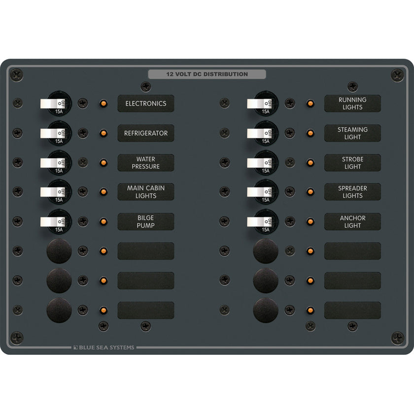 Panel Blue Sea 8377 DC 16 posiciones [8377]