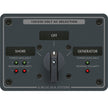 Panel de interruptores rotativos de CA Blue Sea 8386, 30 amperios, 2 posiciones + apagado, 4 polos [8386]
