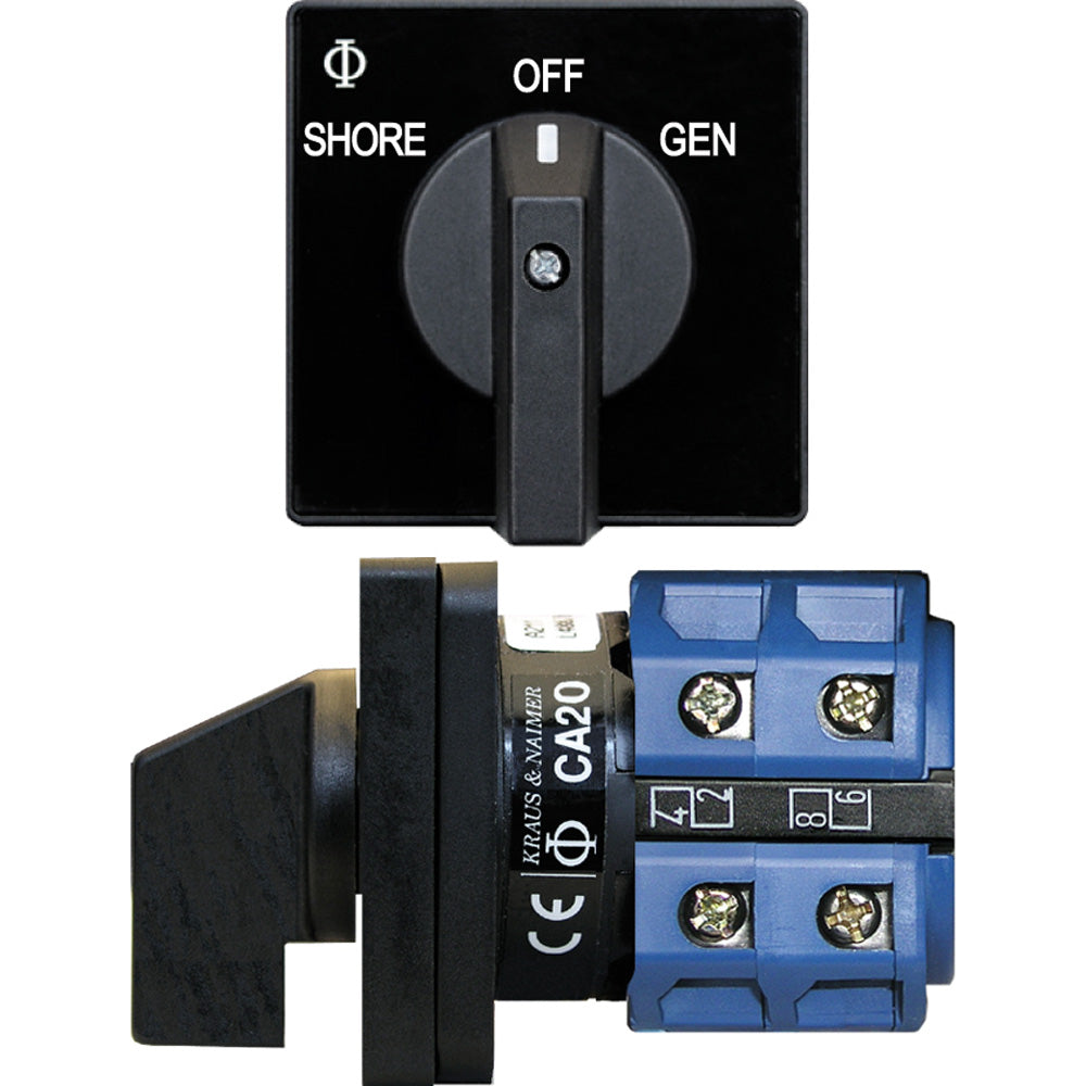 Interruptor Blue Sea 9009, CA 120 V CA 32 A, apagado +2 posiciones [9009]