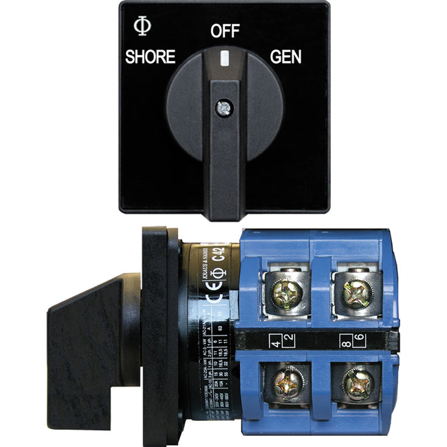 Interruptor Blue Sea 9011, AV 120 V CA 65 A APAGADO +2 posiciones [9011]