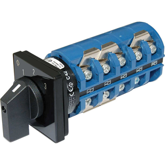 Interruptor Blue Sea 9077, CA 240 V CA 63 A, apagado +3 posiciones [9077]
