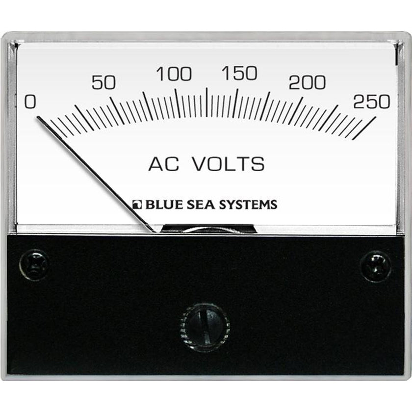 Voltímetro analógico de CA Blue Sea 9354 de 0 a 250 voltios de CA [9354]