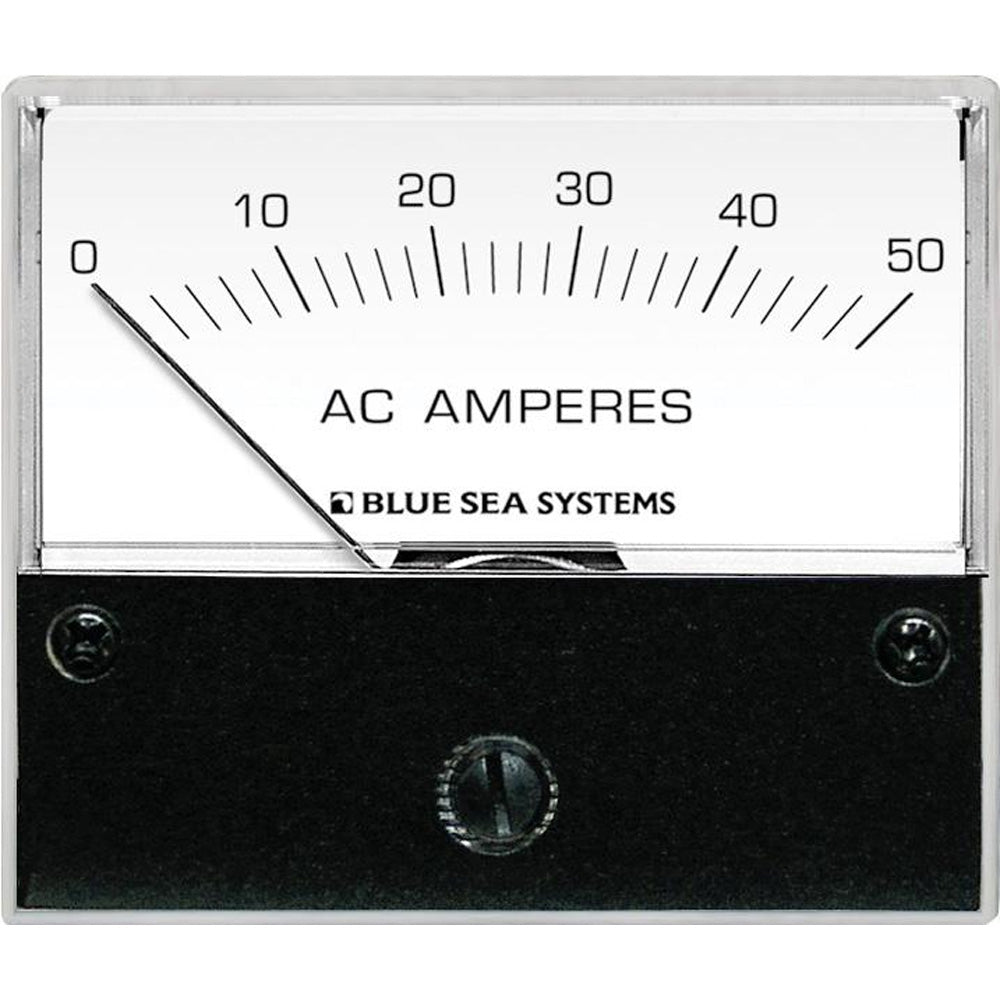 Amperímetro analógico de CA Blue Sea 9630 de 0 a 50 amperios de CA [9630]