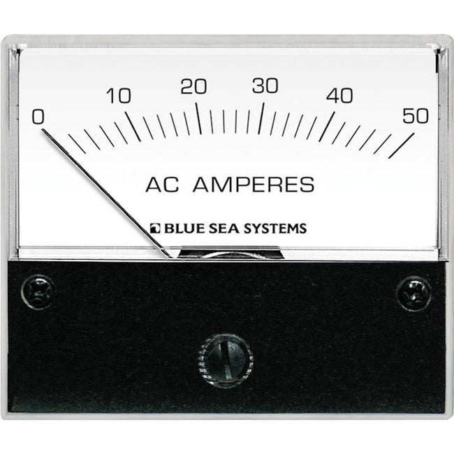 Amperímetro analógico de CA Blue Sea 9630 de 0 a 50 amperios de CA [9630]