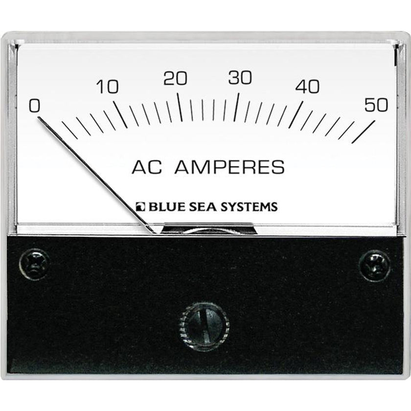 Amperímetro analógico de CA Blue Sea 9630 de 0 a 50 amperios de CA [9630]