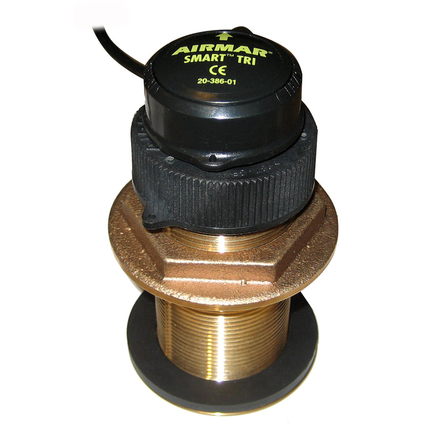 Sensor digital de profundidad, velocidad y temperatura Furuno 235DST-MSE de bronce para casco pasante - 7 pines [235DST-MSE]