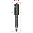 Actuador estándar Lenco serie 102 - 12 V - Carrera de 4-1/4