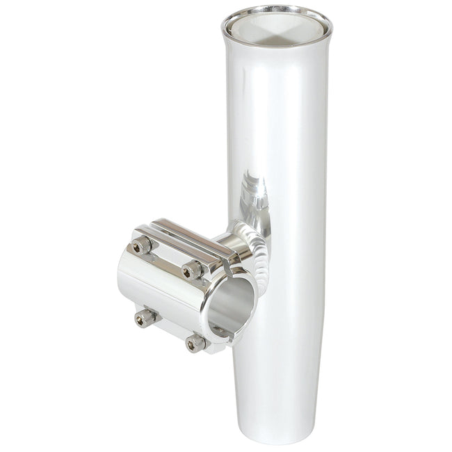 Portacañas con abrazadera Lee - Aluminio plateado - Montaje horizontal - Compatible con tubos de 1,050