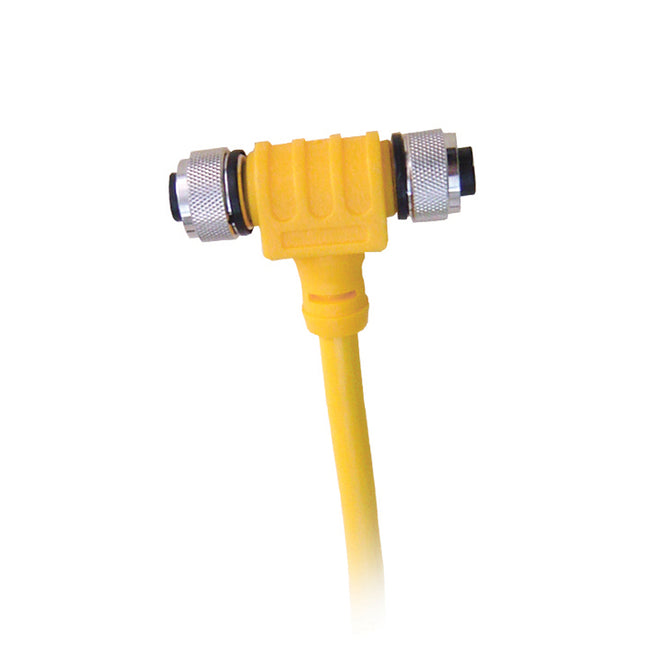 Conector en T Maretron Micro Powertap de 5 m con fondo abatible - Hembra I/D [CF-SPWR05-CF]