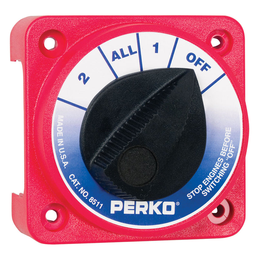 Selector de batería compacto de servicio medio Perko sin llave [8511DP]