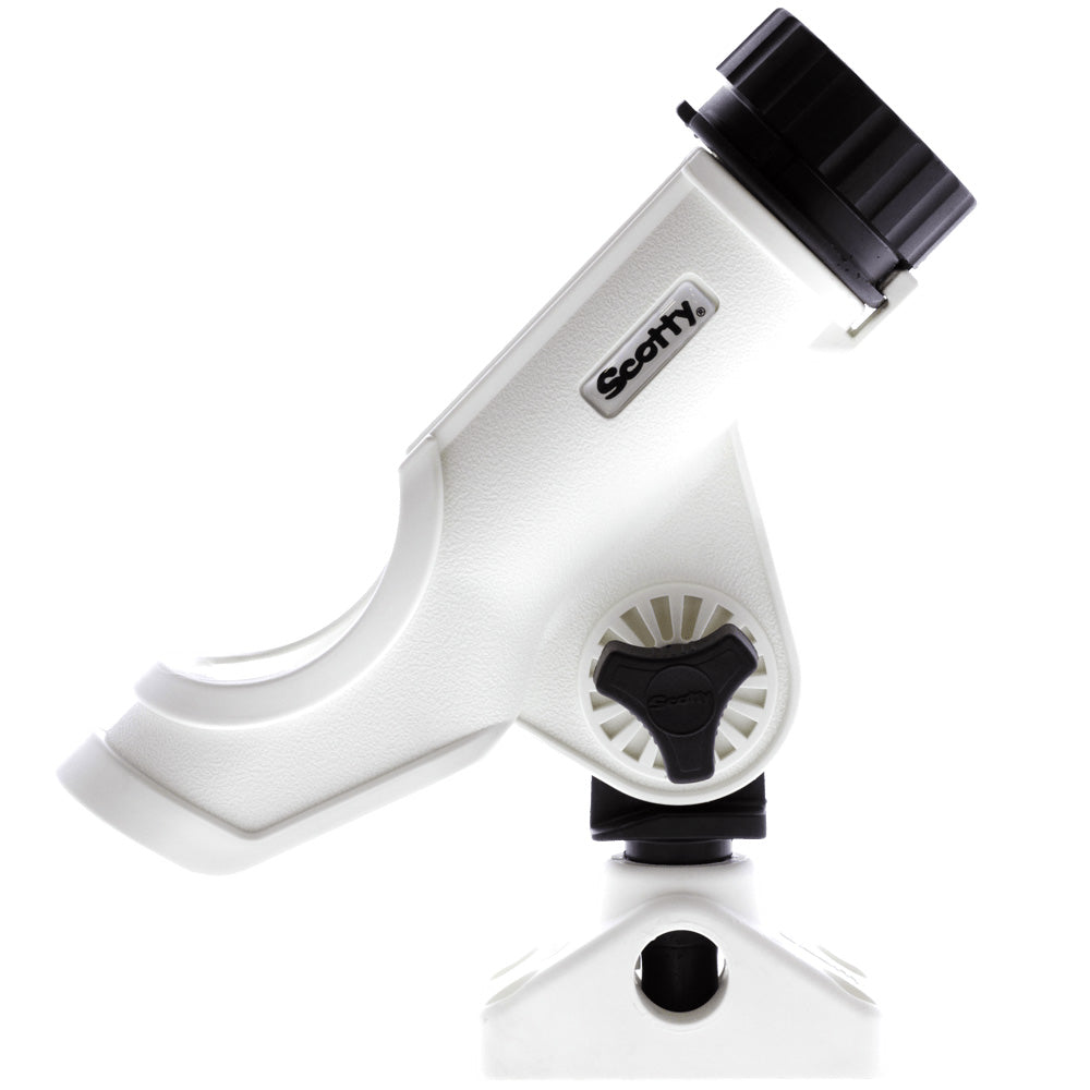Portacañas Scotty Powerlock blanco con montaje lateral/en cubierta 241 [230-WH]