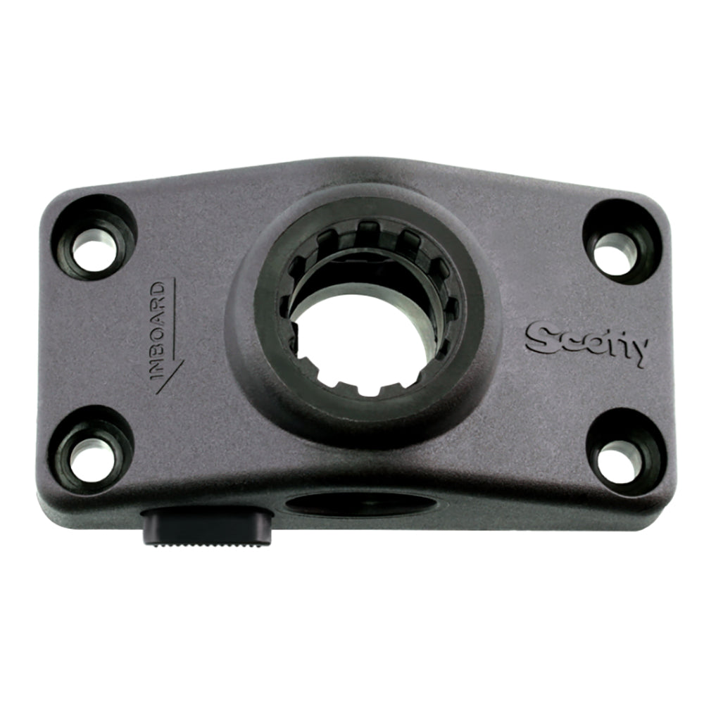 Scotty 241 - Combinación de bloqueo para montaje lateral o en cubierta - Negro [241L-BK]