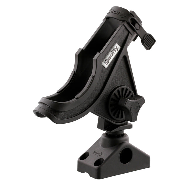 Soporte para caña de spinning/baitcasting Scotty 280 con montaje lateral/de cubierta 241 - Negro [280-BK]