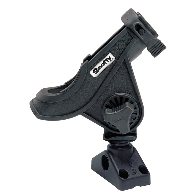 Soporte para caña de spinning/baitcasting Scotty 280 con montaje lateral/de cubierta 241 - Negro [280-BK]
