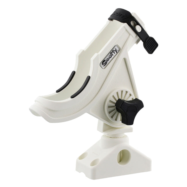 Soporte para caña de spinning/baitcasting Scotty 280 con montaje lateral/de cubierta 241 - Blanco [280-WH]