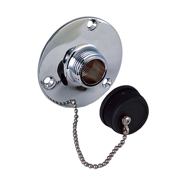 Accesorio de salida de agua Perko con tapa [0504DP0CHR]